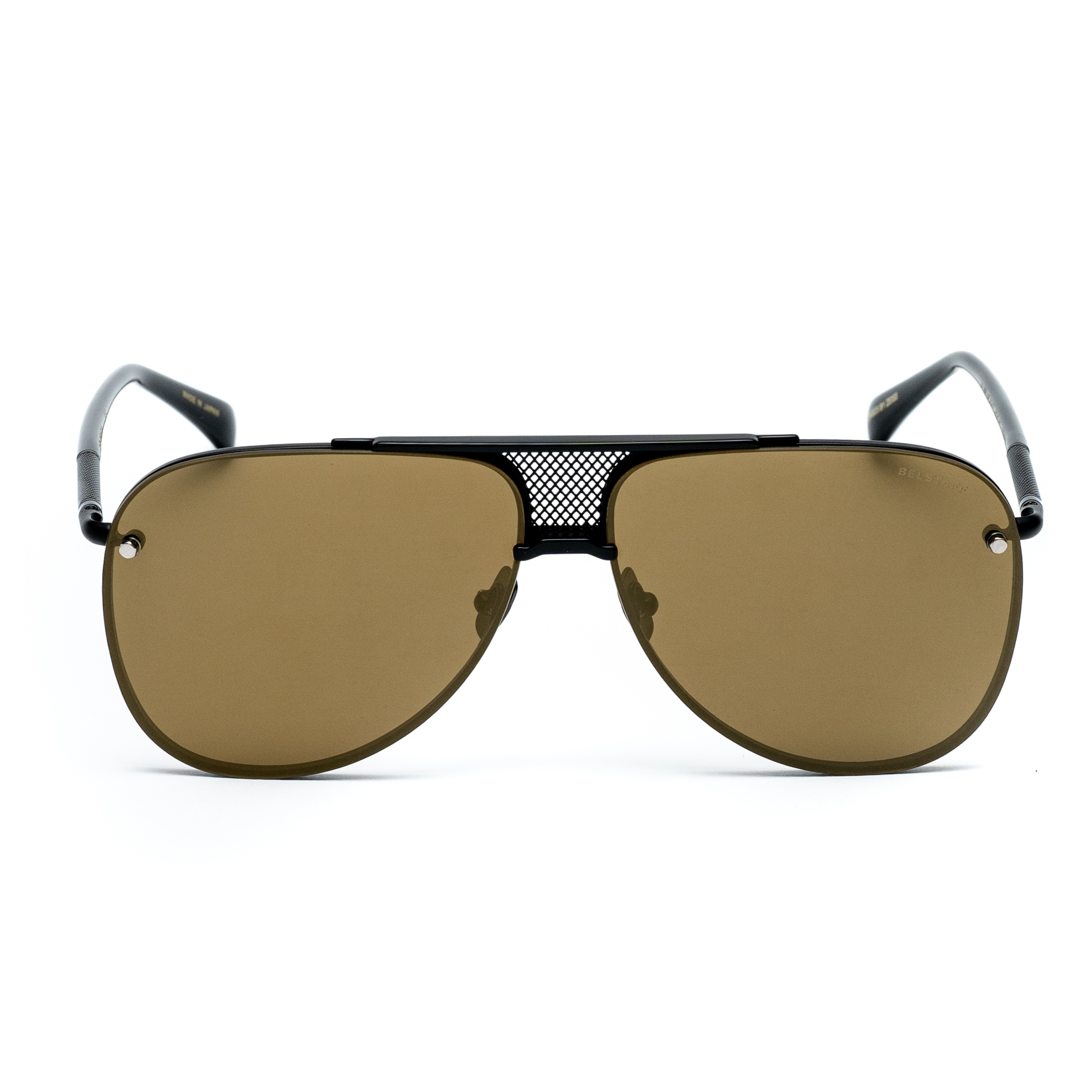 Belstaff Beckington-Negro-Dorado Gafas De Sol