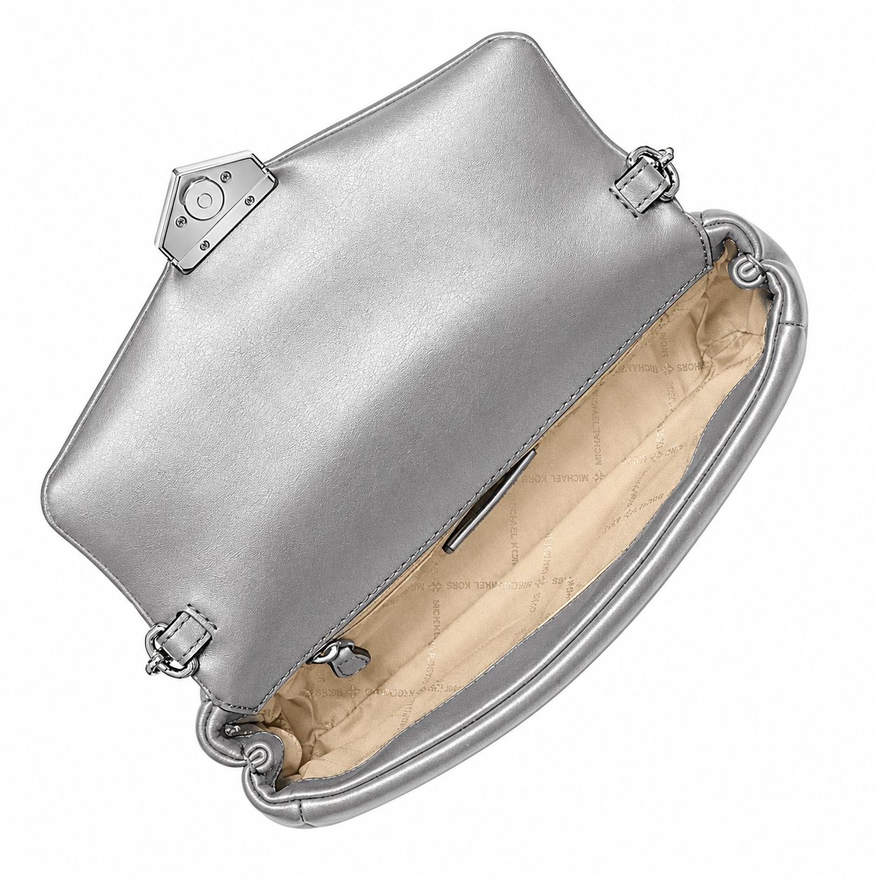 Michael Kors 35S6S1Sc1M-Silver Bolso