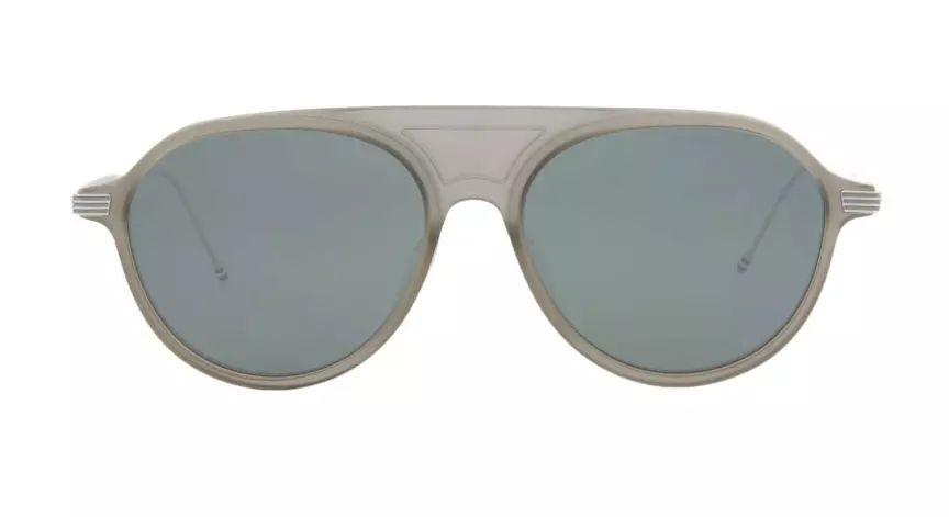 Thom Browne Tb-809-B-Gry-Slv-55-Af Gafas De Sol
